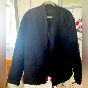 Banana Republic NWT, black quilted men’s jacket XL